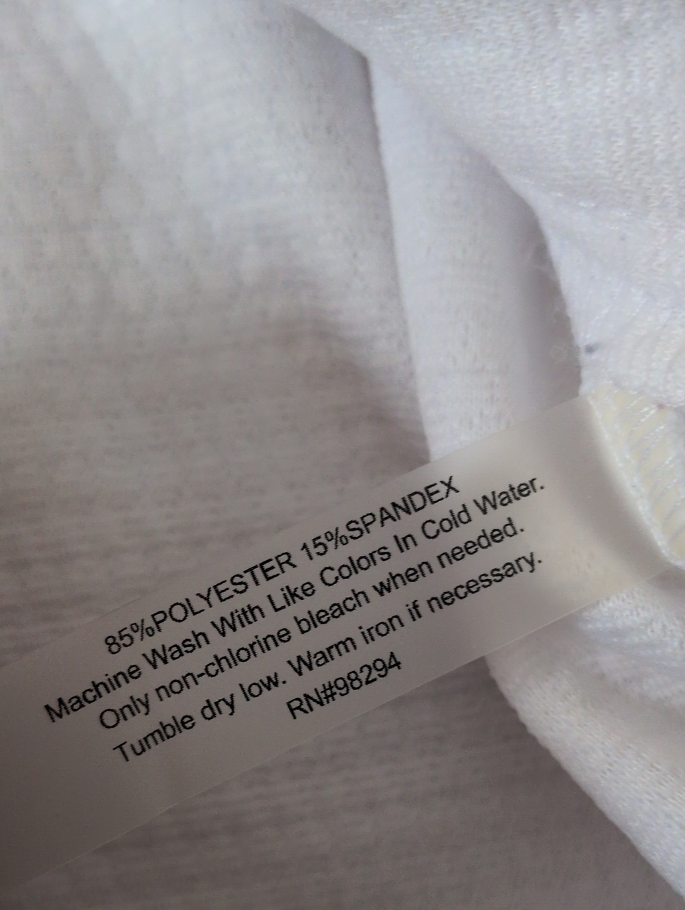 ONQUE CASUALS White Full Zip Jacket Size MP - Picture 6 of 6
